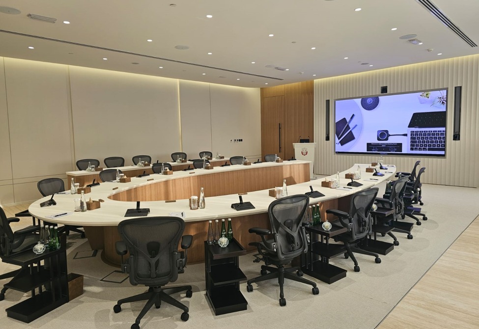 U-Shaped Boardroom